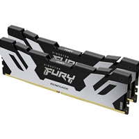 Kingston FURY Renegade KF564C32RSK2-64 64GB (32GB x2) DDR5 6400MT/s Silver/Black DIMM, AMD EXPO Certified Kingston FURY Renegade KF564C32RSK2-64 64GB (32GB x2) DDR5 6400MT/s Silver/Black DIMM, AMD EXPO Certified